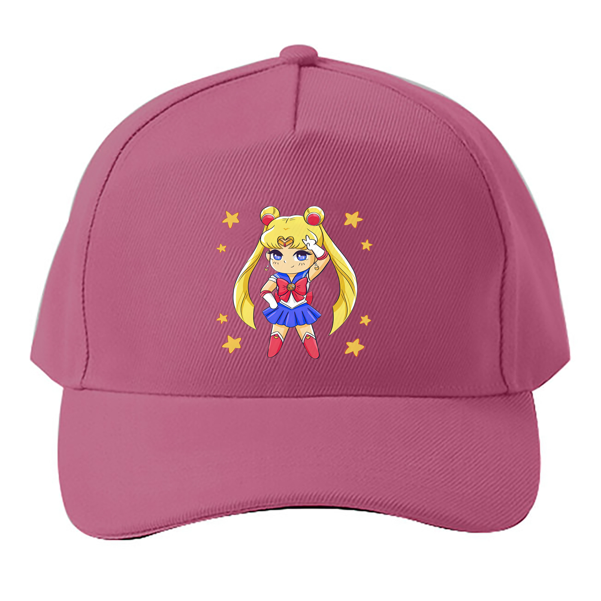 （画像用） 美少女戦士セーラームーン 月野 うさぎ つきの うさぎ Sailor Moon Tsukino Usagi ベースボールキャップ 綿100％ 男女兼用 帽子 スポーツ